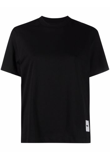 Jil Sander logo-patch cotton T-shirt - Nero
