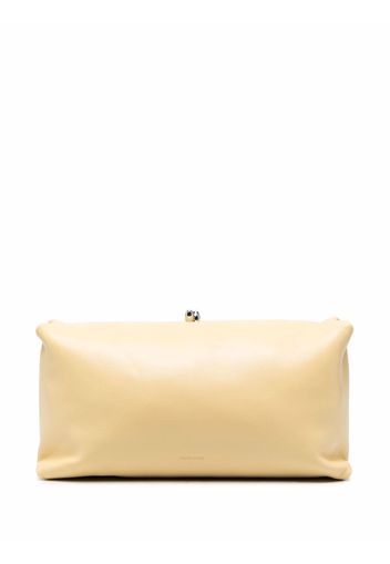 Jil Sander leather clutch bag - Giallo