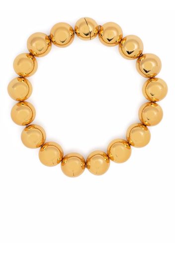 Jil Sander sphere beaded necklace - Oro