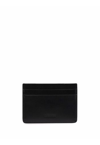 Jil Sander debossed-logo cardholder - Nero