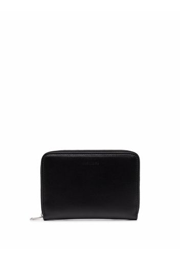 Jil Sander zip-around leather wallet - Nero