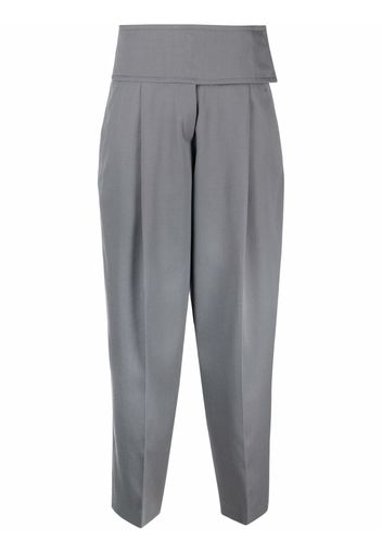 Jil Sander tailored cropped trousers - Grigio