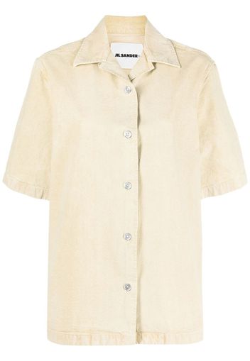 Jil Sander short-sleeved cotton shirt - Verde