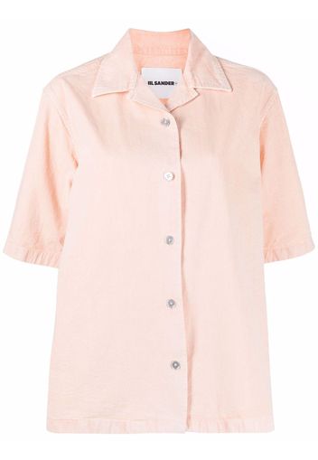 Jil Sander short-sleeved cotton shirt - Rosa