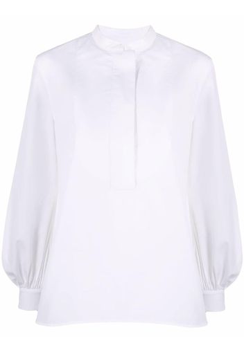 Jil Sander bib-panel shirt - Bianco