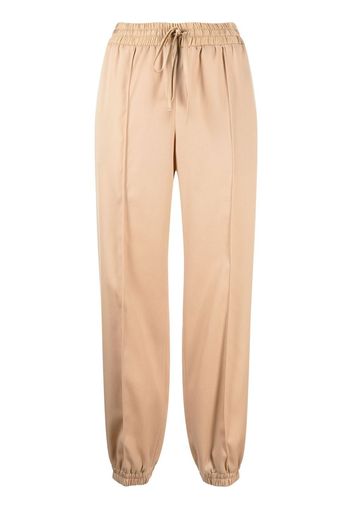 Jil Sander drawstring elasticated cuffs track pants - 257 DARK NUDE