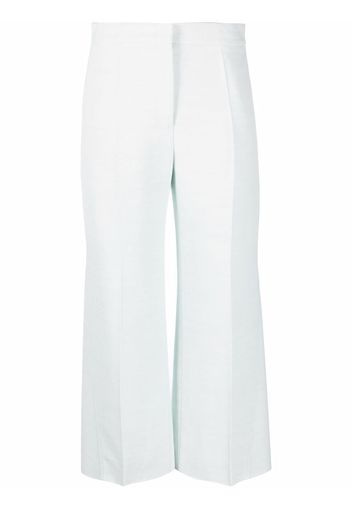 Jil Sander Pantaloni crop sartoriali - Blu