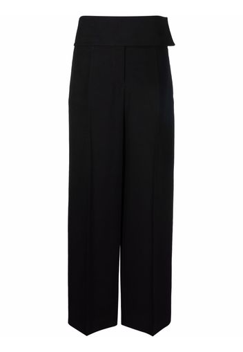 Jil Sander high-waisted wide-leg trousers - Nero