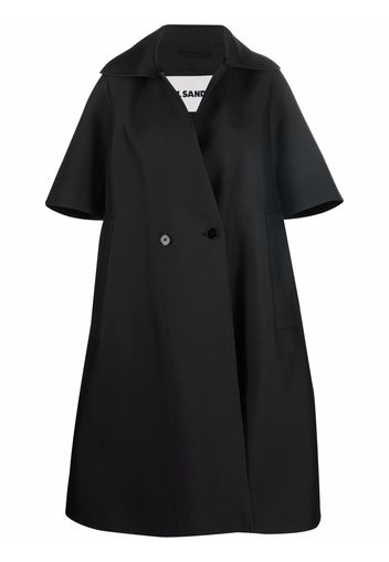 Jil Sander double-breasted coat - Nero