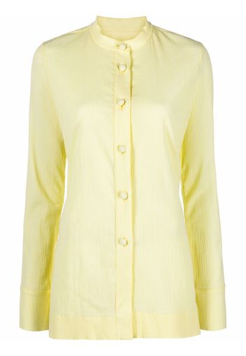 Jil Sander button-front crepe shirt - Giallo