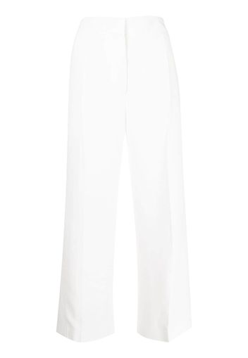 Jil Sander cropped wide-leg trousers - Bianco