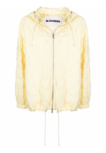 Jil Sander diamond-quilted silk-blend jacket - Giallo