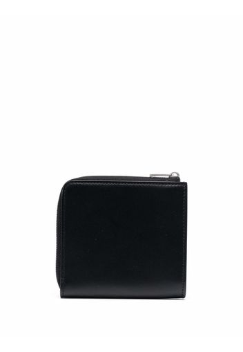 Jil Sander zip-up leather wallet - Nero