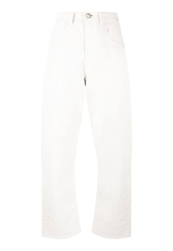 Jil Sander high-waisted tapered jeans - Bianco