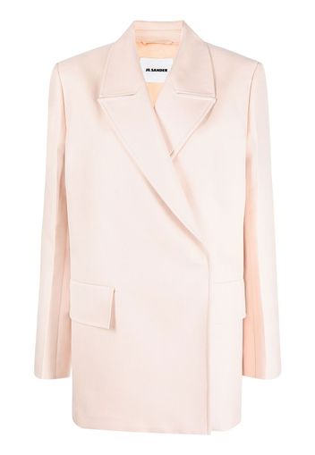 Jil Sander double-breasted blazer - Toni neutri