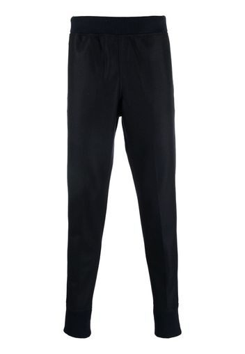 Jil Sander ribbed-waistband tapered-leg track pants - Blu