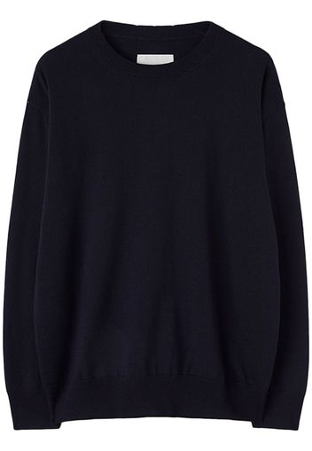 Jil Sander crew-neck wool jumper - Nero