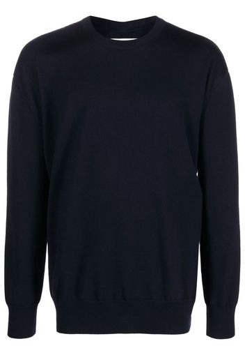 Jil Sander fine-knit wool jumper - Blu