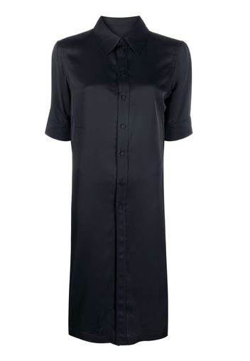 Jil Sander short-sleeve midi shirtdress - Blu