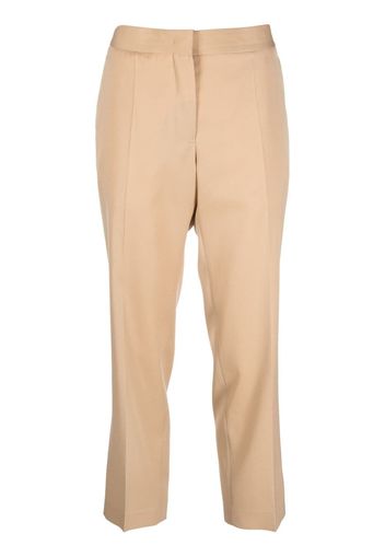 Jil Sander tailored cropped trousers - Toni neutri