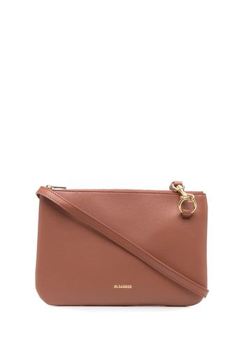 JIL SANDER medium leather crossbody bag - Rosa