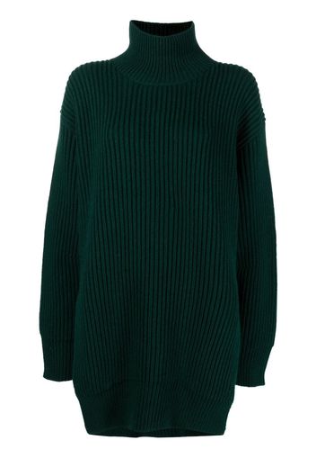 Jil Sander roll-neck ribbed-knit jumper - Verde