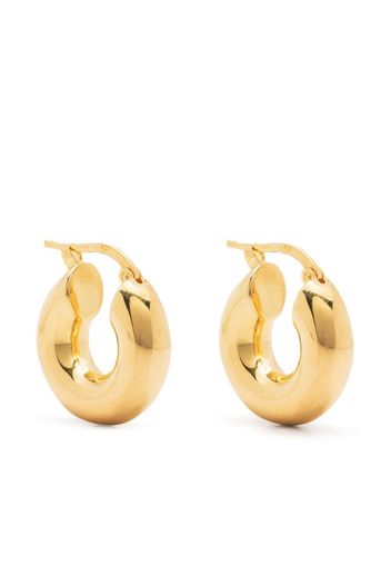 Jil Sander sculptural hoop earrings - Oro