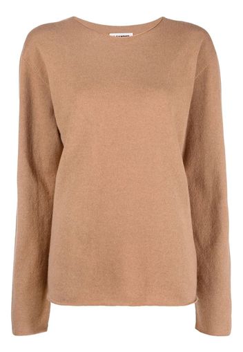 Jil Sander crew-neck cashmere jumper - Toni neutri