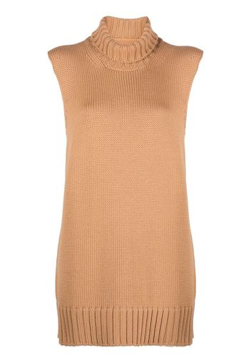 Jil Sander chunky-knit sleeveless top - Toni neutri