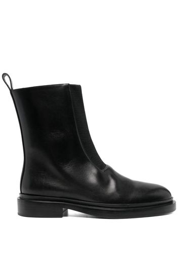 Jil Sander chunky leather boots - Nero