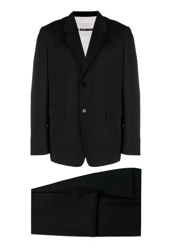 Jil Sander Completo slim monopetto - Nero