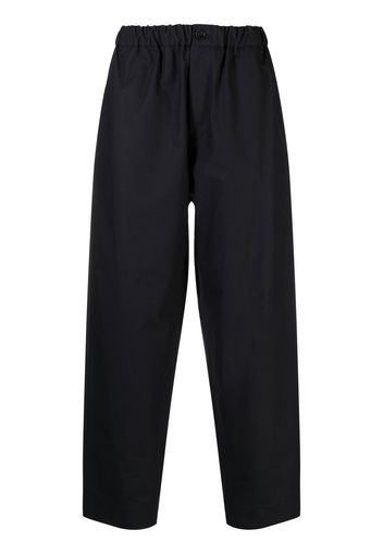 Jil Sander straight-leg cropped trousers - Blu