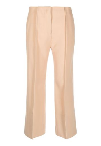 Jil Sander cropped cotton trousers - Toni neutri