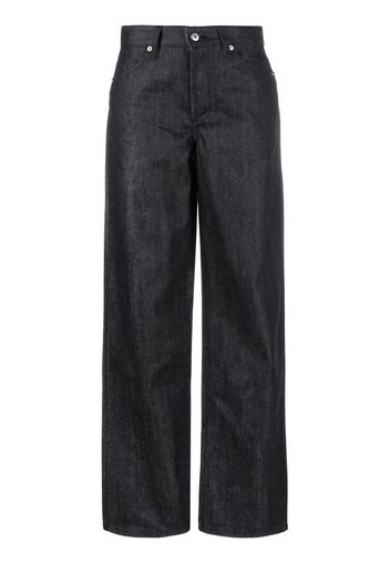 Jil Sander Jeans dritti a vita alta - Blu