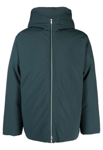 Jil Sander zipped padded down jacket - Verde