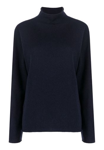 Jil Sander mock-neck knitted jumper - Blu