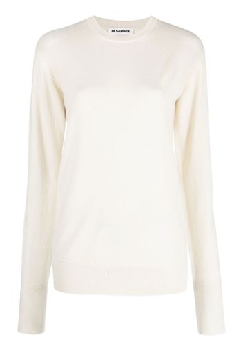 Jil Sander ribbed-knit cashmere jumper - Toni neutri