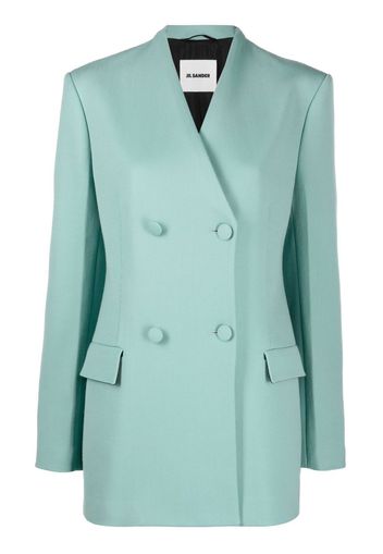 Jil Sander double-breasted blazer - Blu