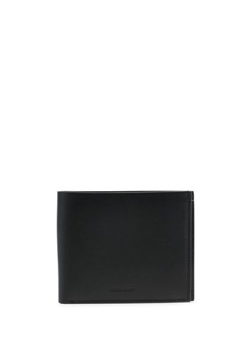 Jil Sander embossed-logo leather wallet - Nero