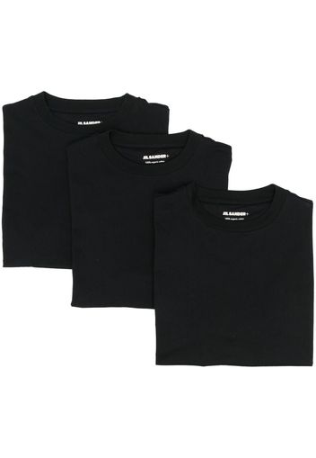 JIL SANDER short-sleeve 3-pack T-shirts - Nero