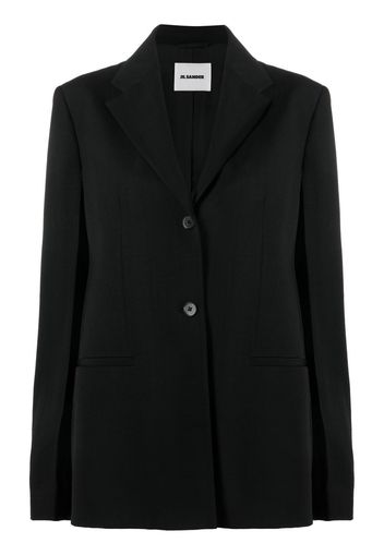 Jil Sander Blazer monopetto sartoriale - Nero