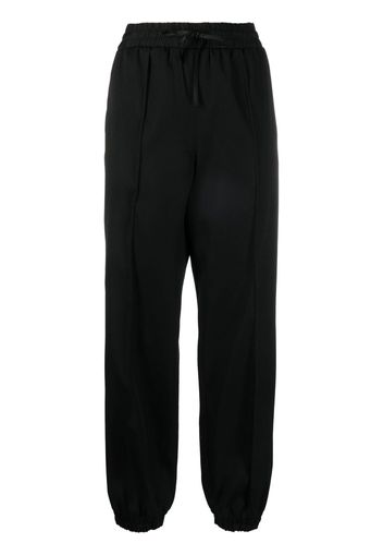 Jil Sander elasticated cotton track-pants - 001