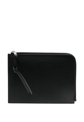 Jil Sander debossed-logo detail wallet - Nero