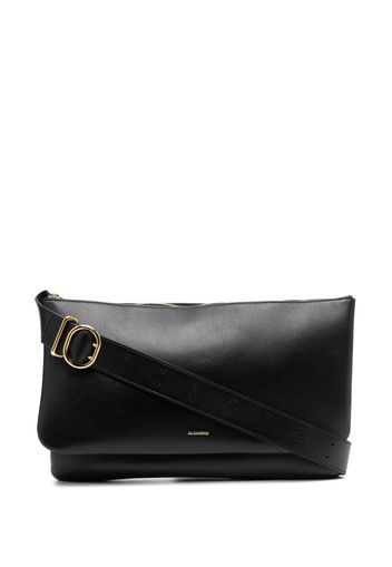 Jil Sander logo-embossed cross-body bag - Nero