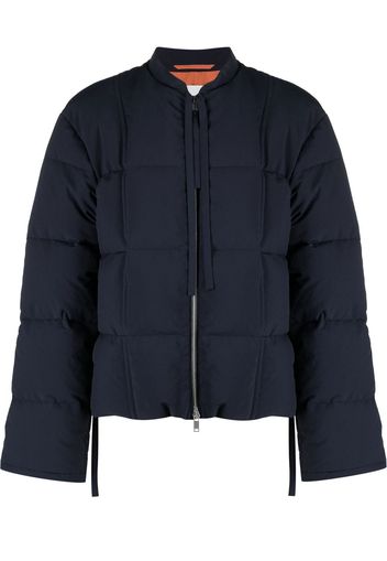 Jil Sander oversized cotton puffer jacket - Blu