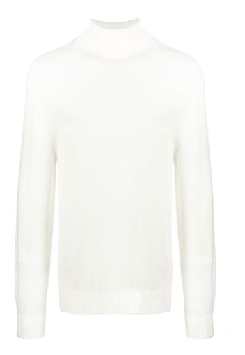 Jil Sander roll neck knitted sweater - Toni neutri