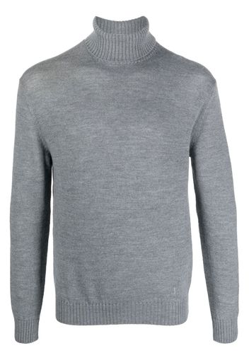 Jil Sander roll neck knitted sweater - Grigio