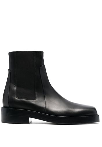 Jil Sander leather Chelsea boots - Nero