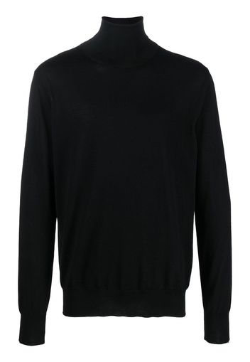 Jil Sander fine-knit roll-neck jumper - Nero