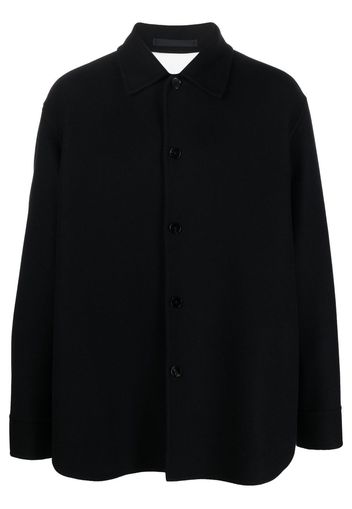 Jil Sander button-down fastening shirt jacket - Nero